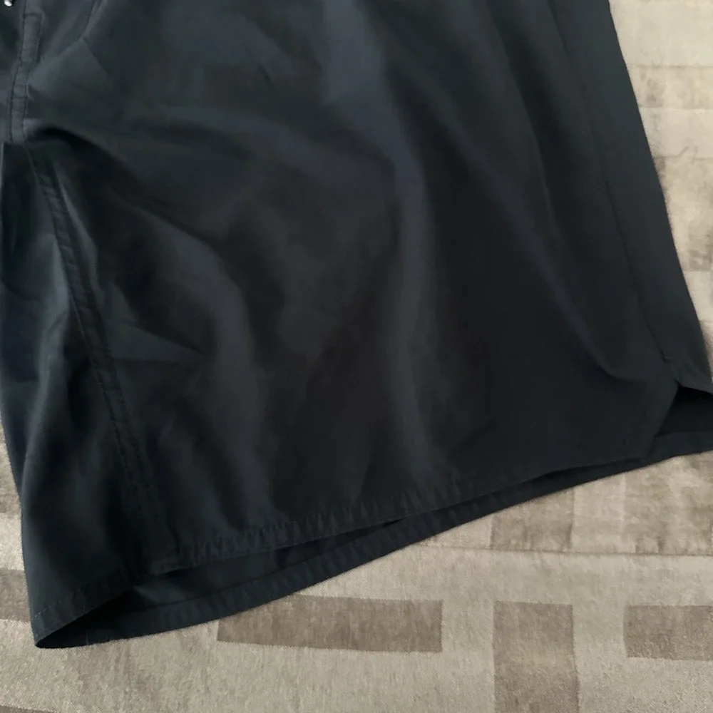 RSQ Shorts Mens XL Black Active Short‎ Elastic Waist Zip Pocket Athletic Gym